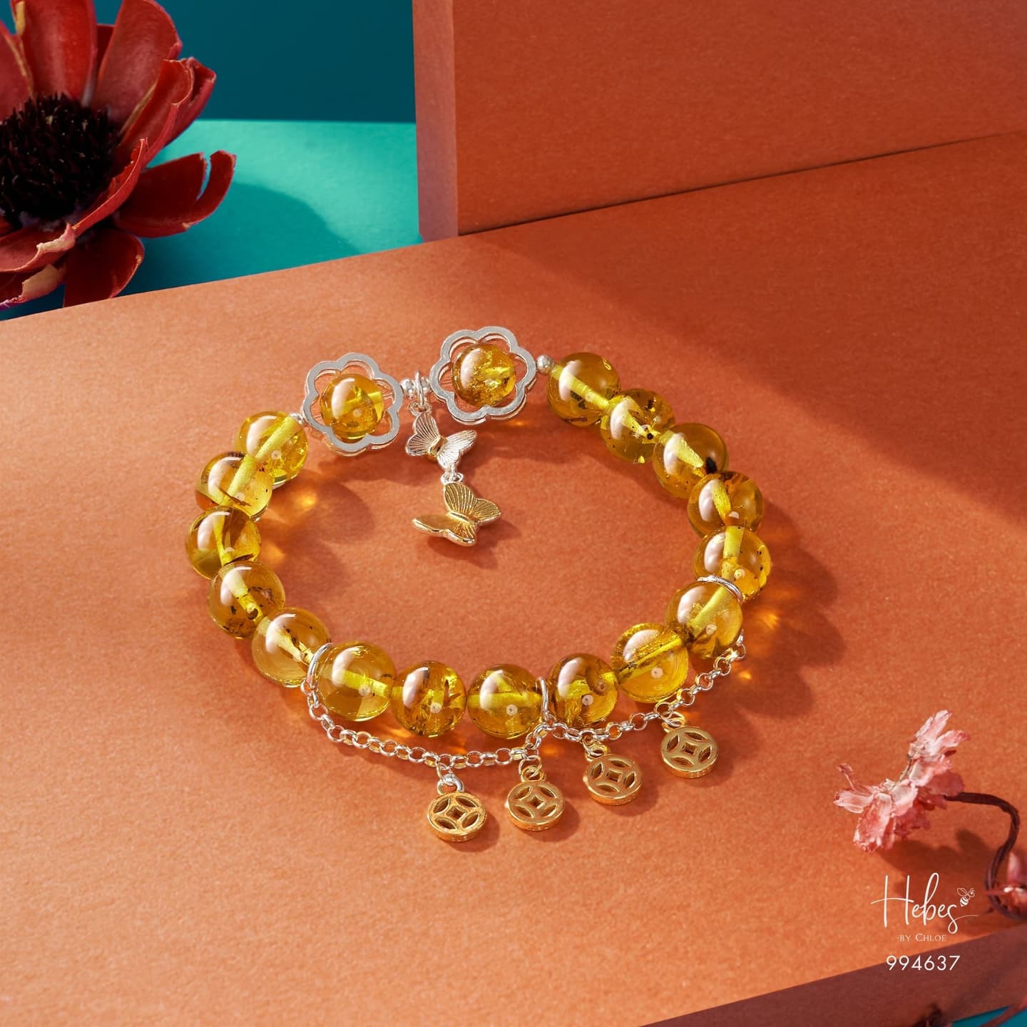 Sacred Wholeness Amber Bracelet 994637