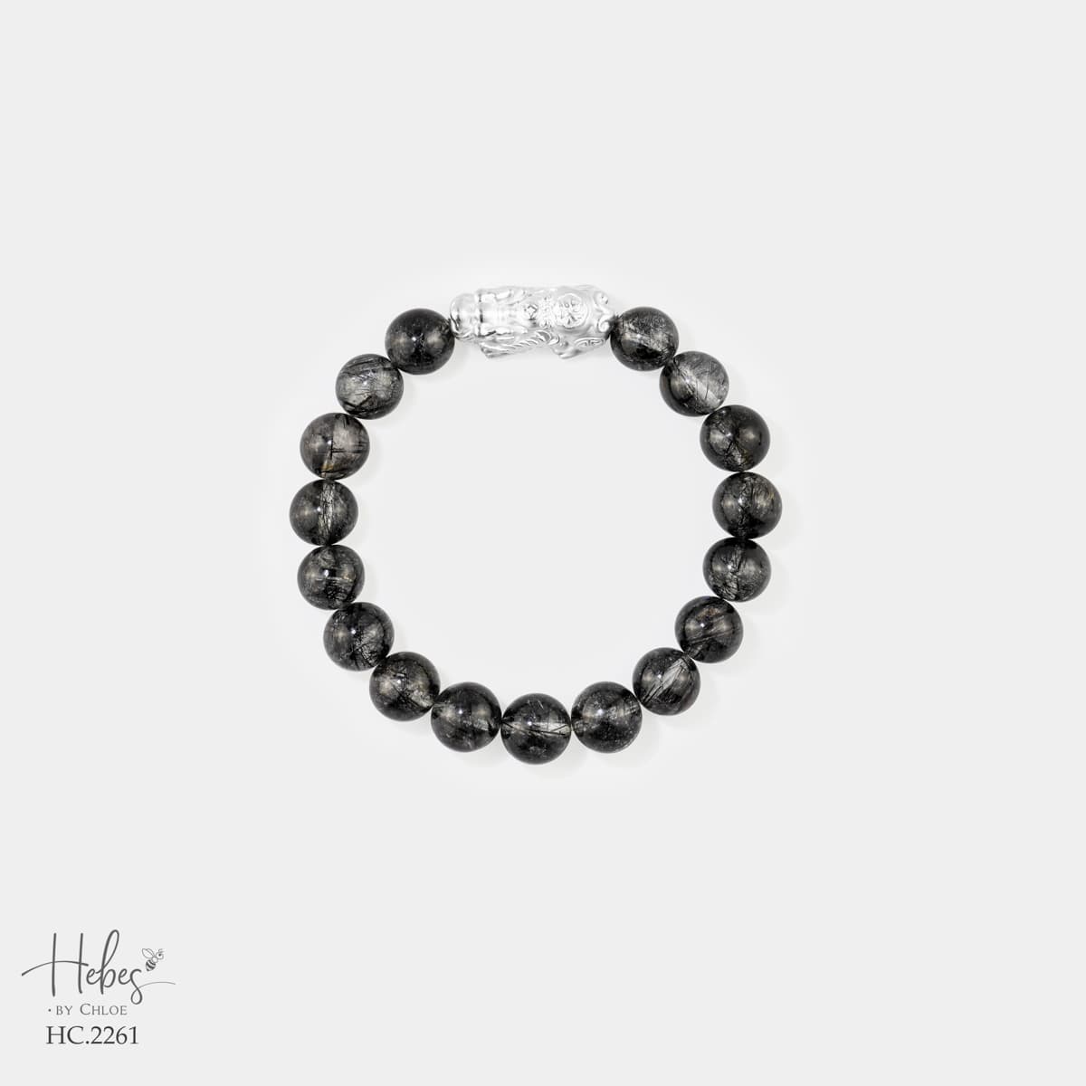 Hebes Black Rutilated Quartz Bracelet HC2261