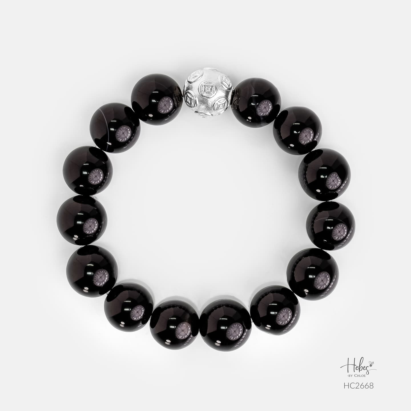 Hebes Black Quartz Bracelet HC2668