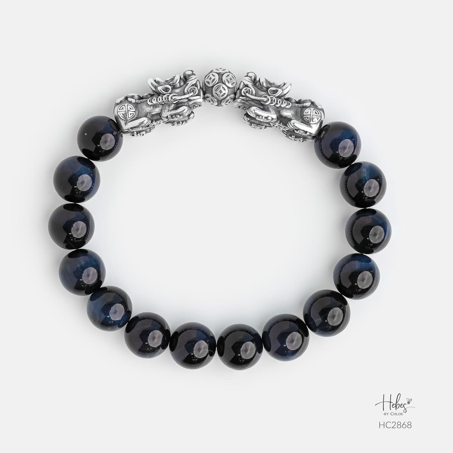 Hebes Blue Tiger Eye Bracelet HC2868