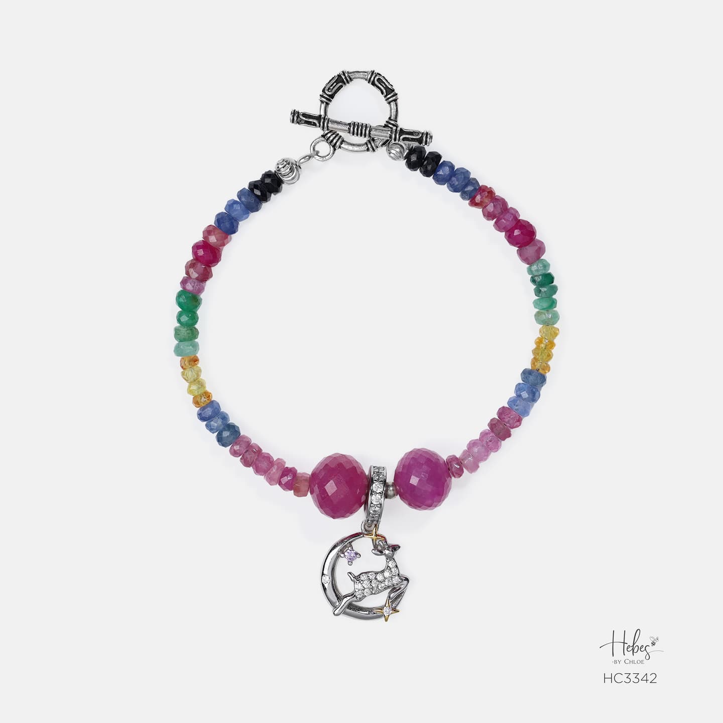 Hebes Ruby Bracelet HC3342