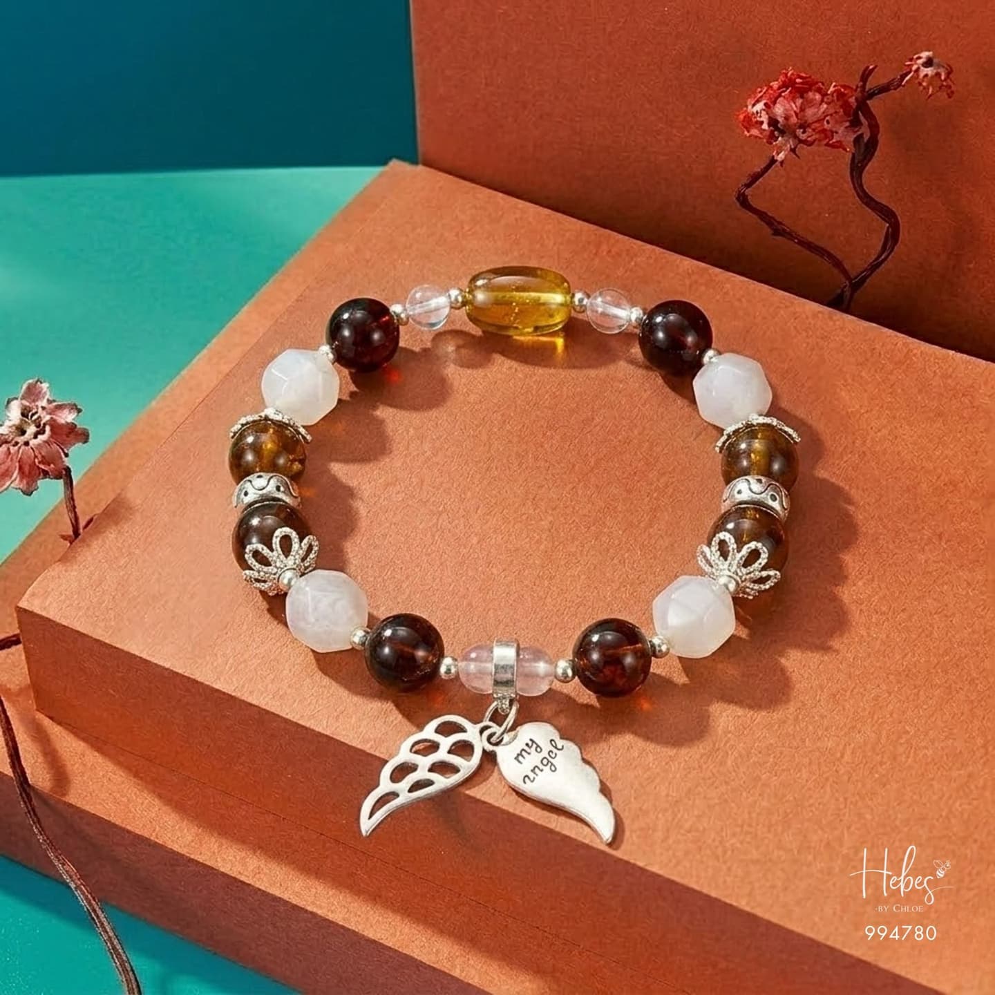 Divine Comfort Lodolite &amp; Moonstone Bracelet 994780
