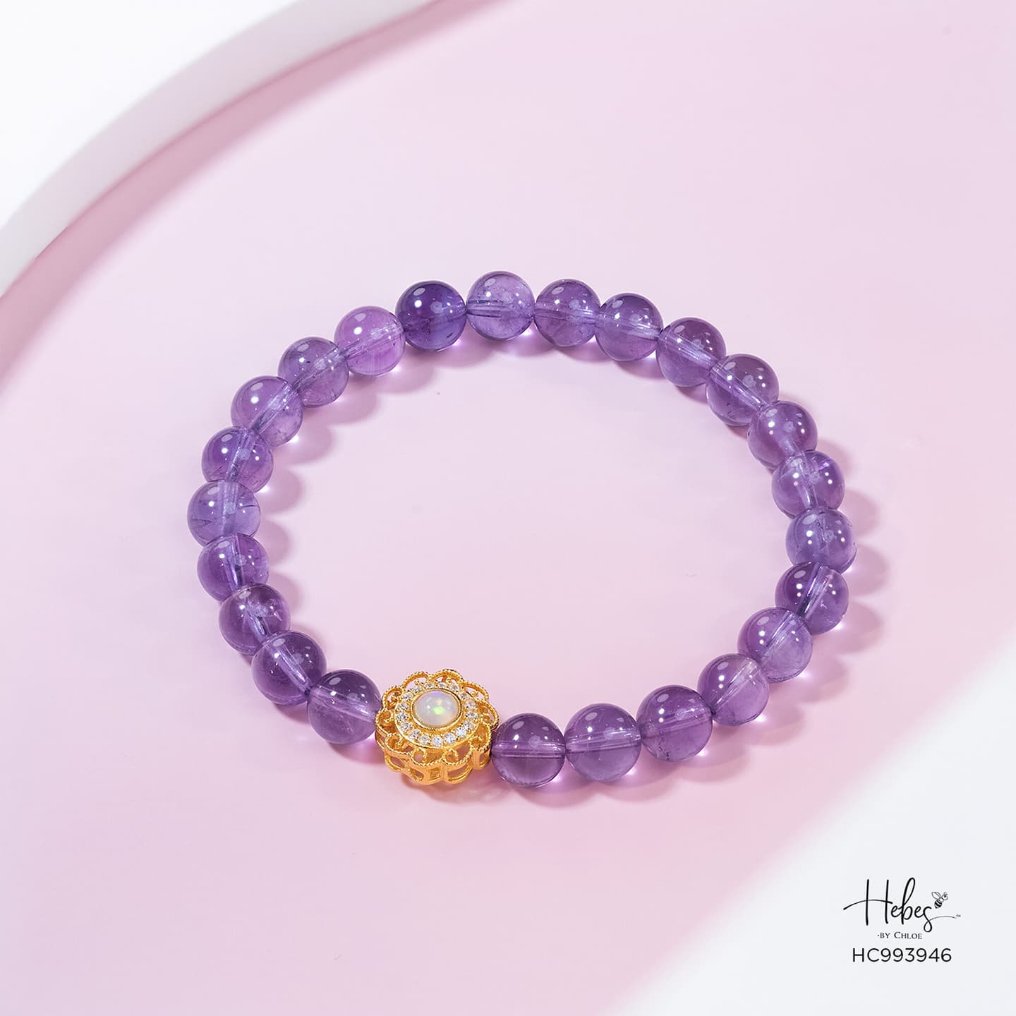 Glimmer Amethyst Bracelet 993946