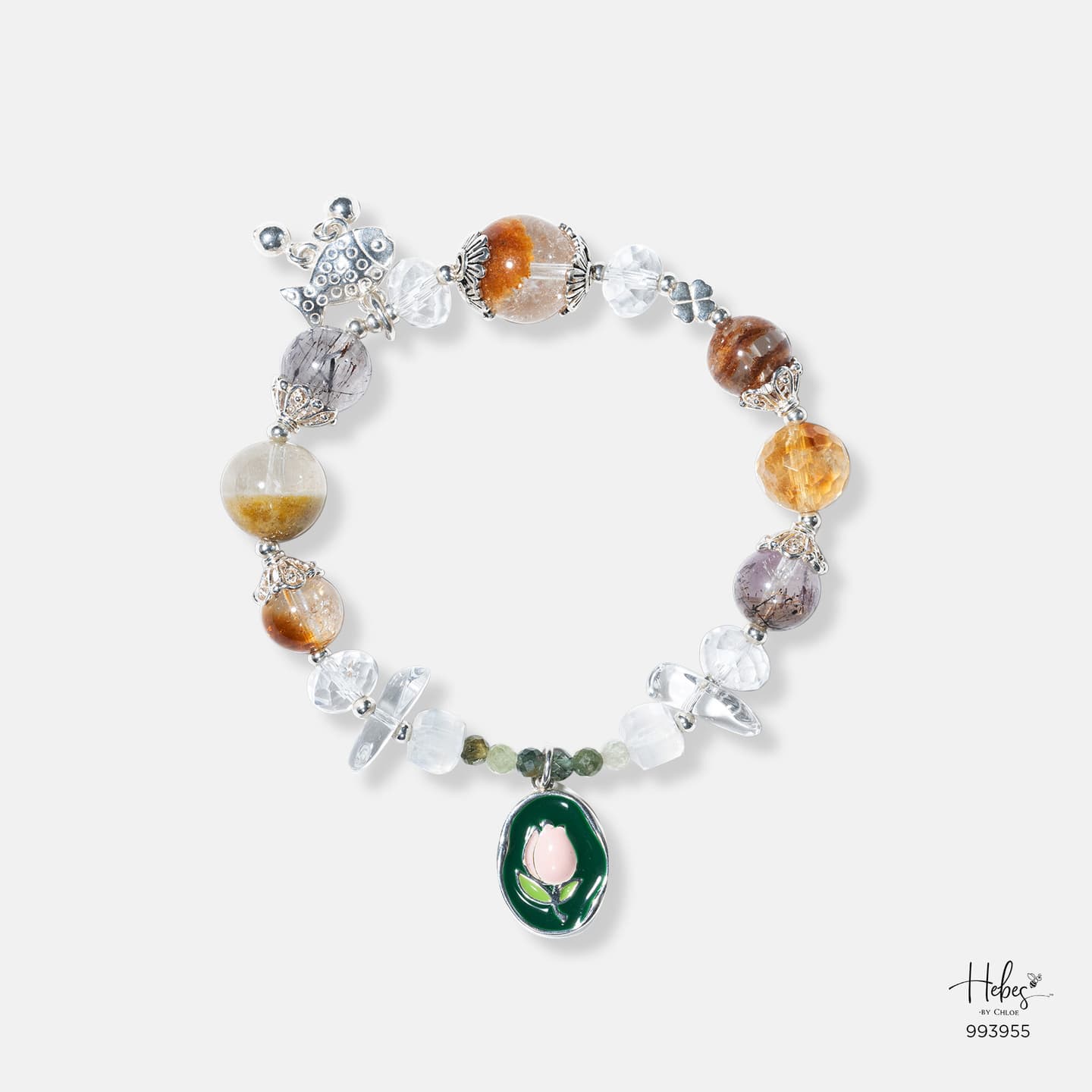 Summer Retreat Lodolite Quartz Bracelet 993955