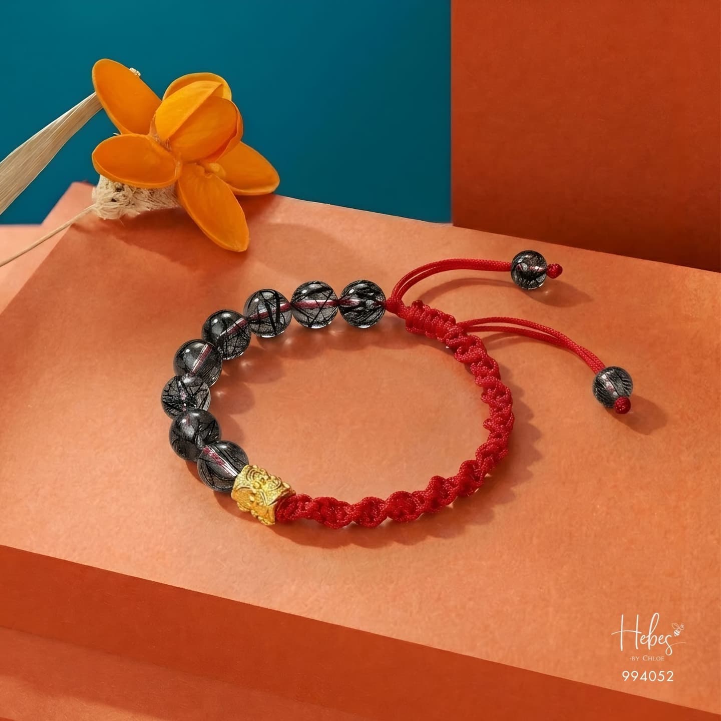 Mantra Black Rutilated Quartz Bracelet 994052