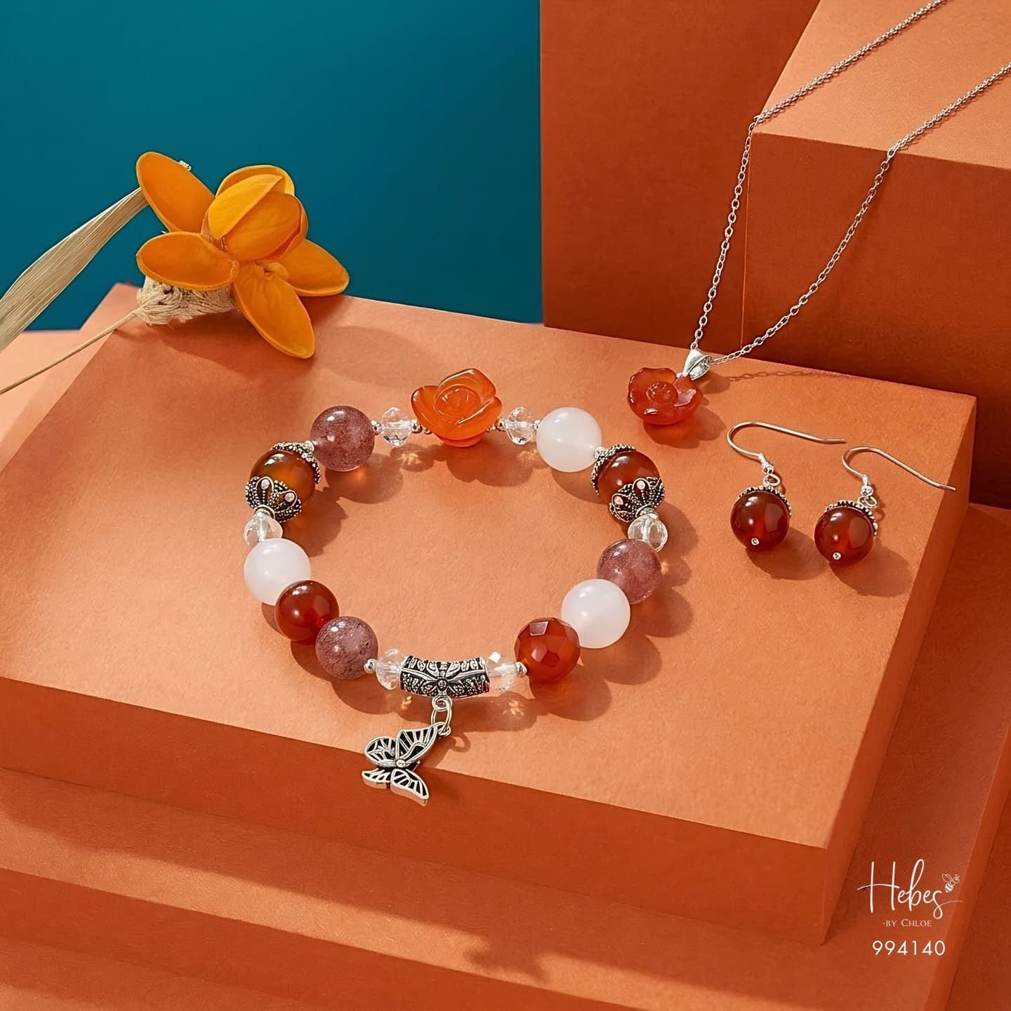 Moonlight Blessing Red Agate Set 994140