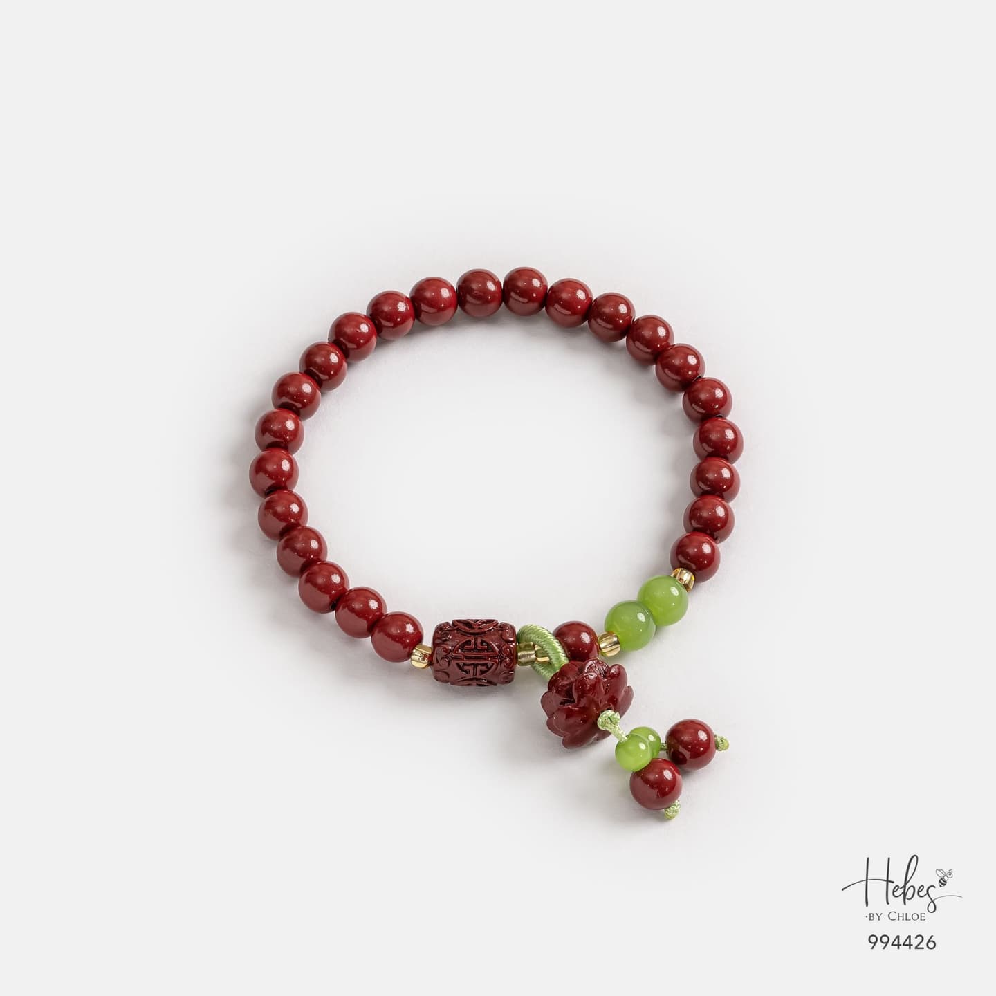Cinnabar Lotus Harmony Bracelet 994426