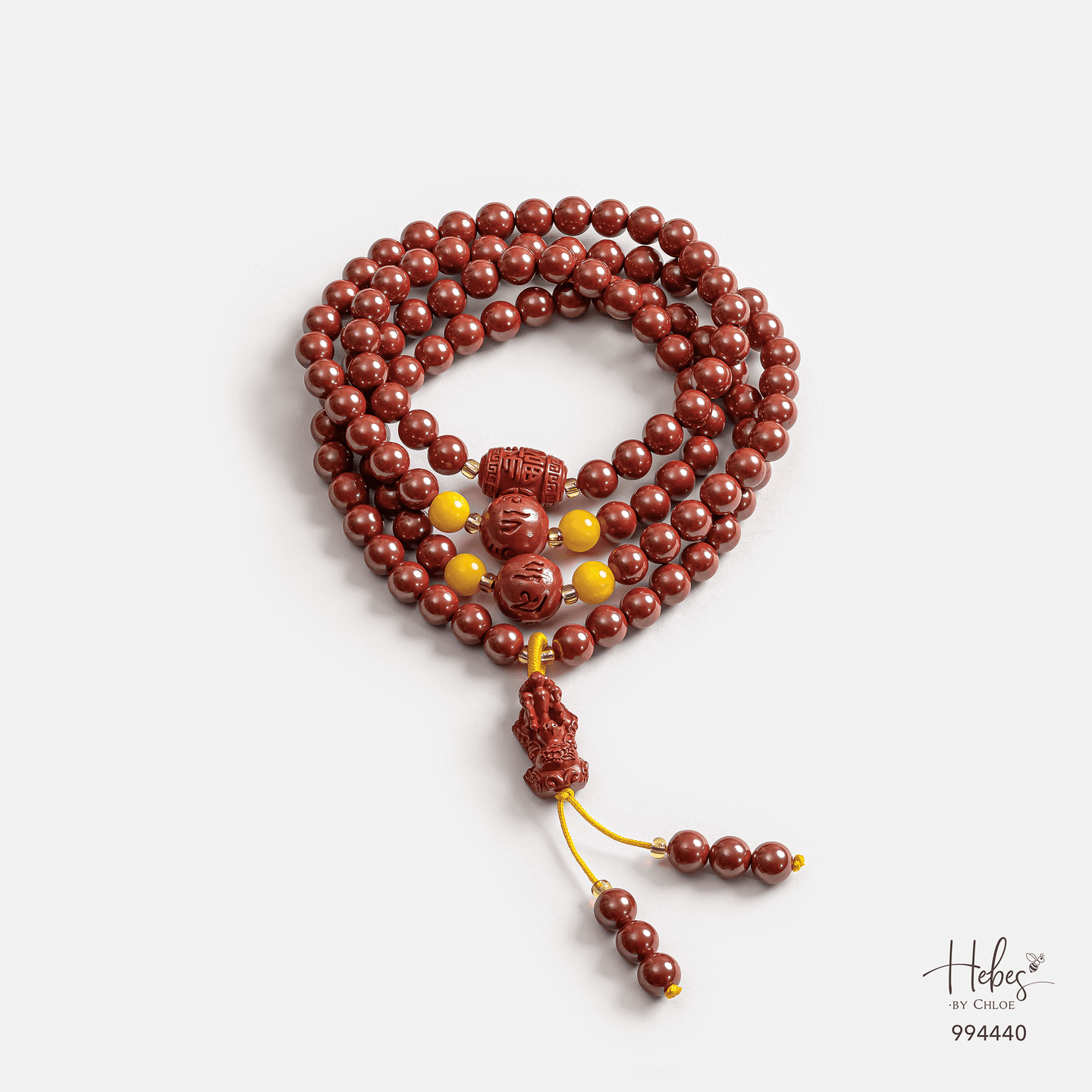 Cinnabar Pixiu Mantra &amp; Lu Tong Prosperity Bracelet 994440