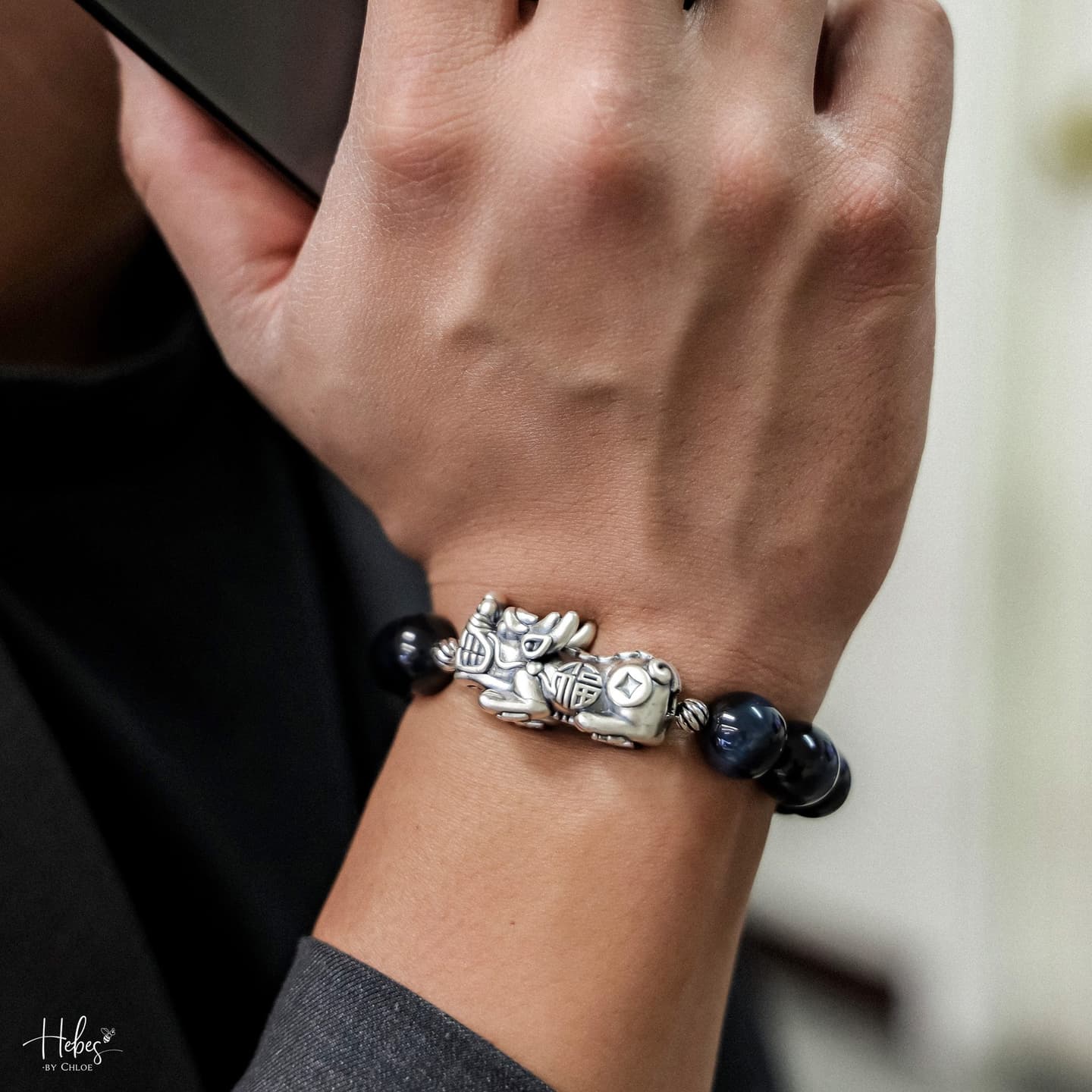 Hebes Blue Tiger Eye Bracelet HC2368