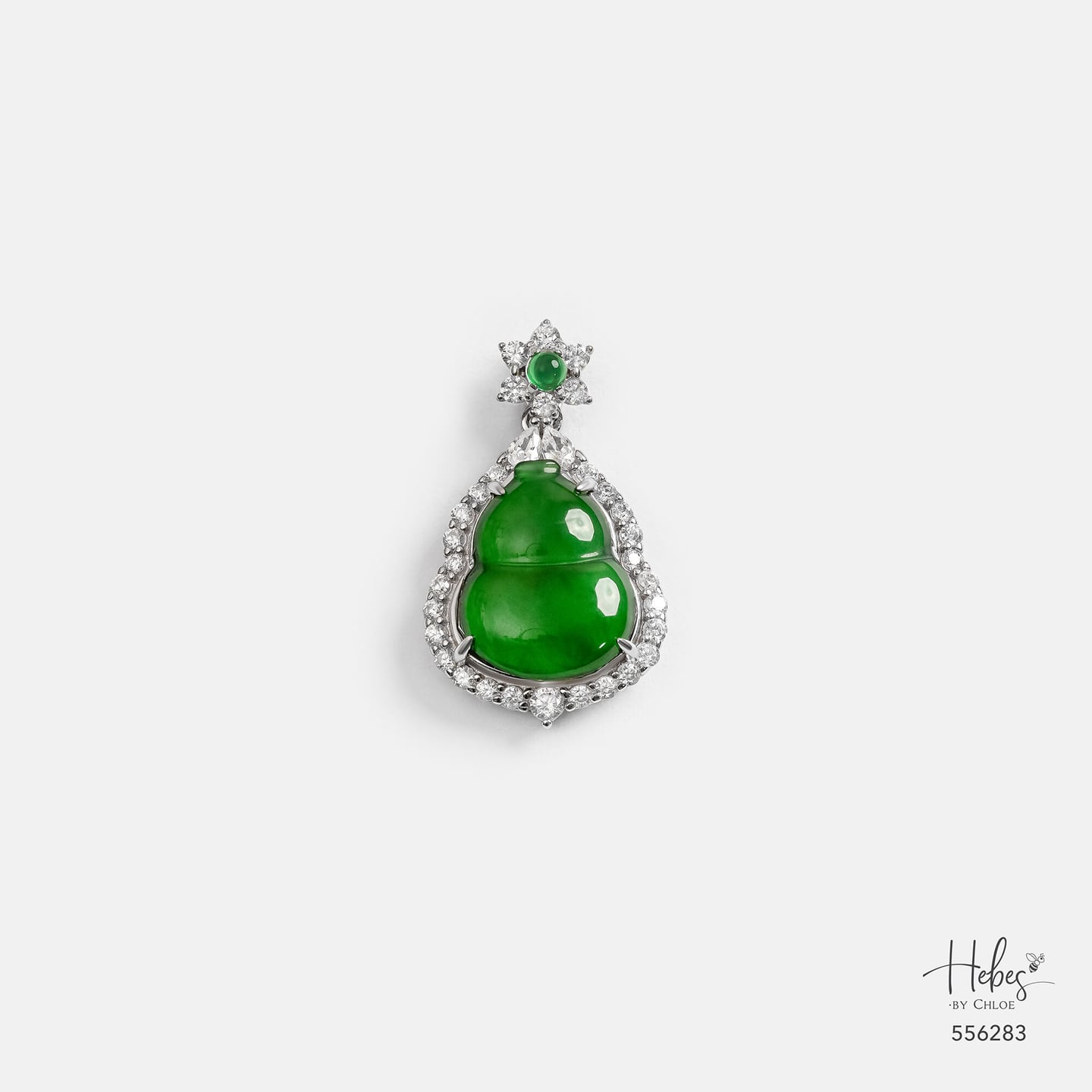 Natural Type A Jadeite Hulu Pendant 556283