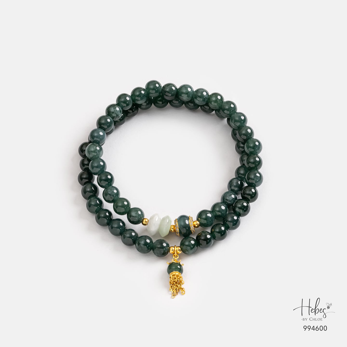 Ember Bloom Jade Bracelet 994600