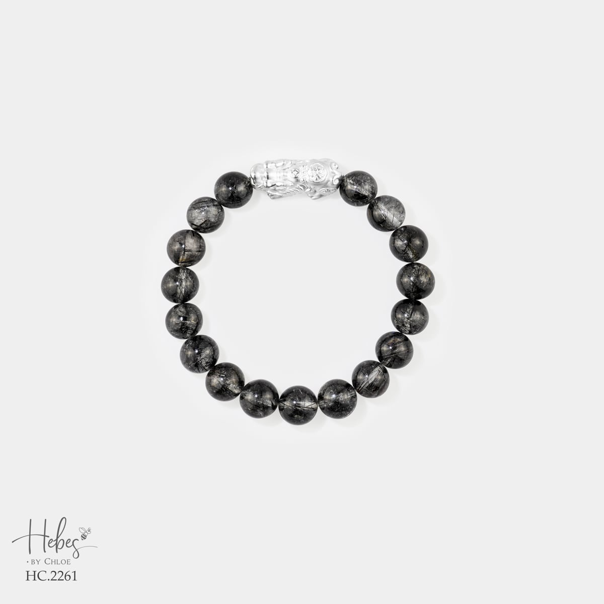 Hebes Black Rutilated Quartz Bracelet HC2261