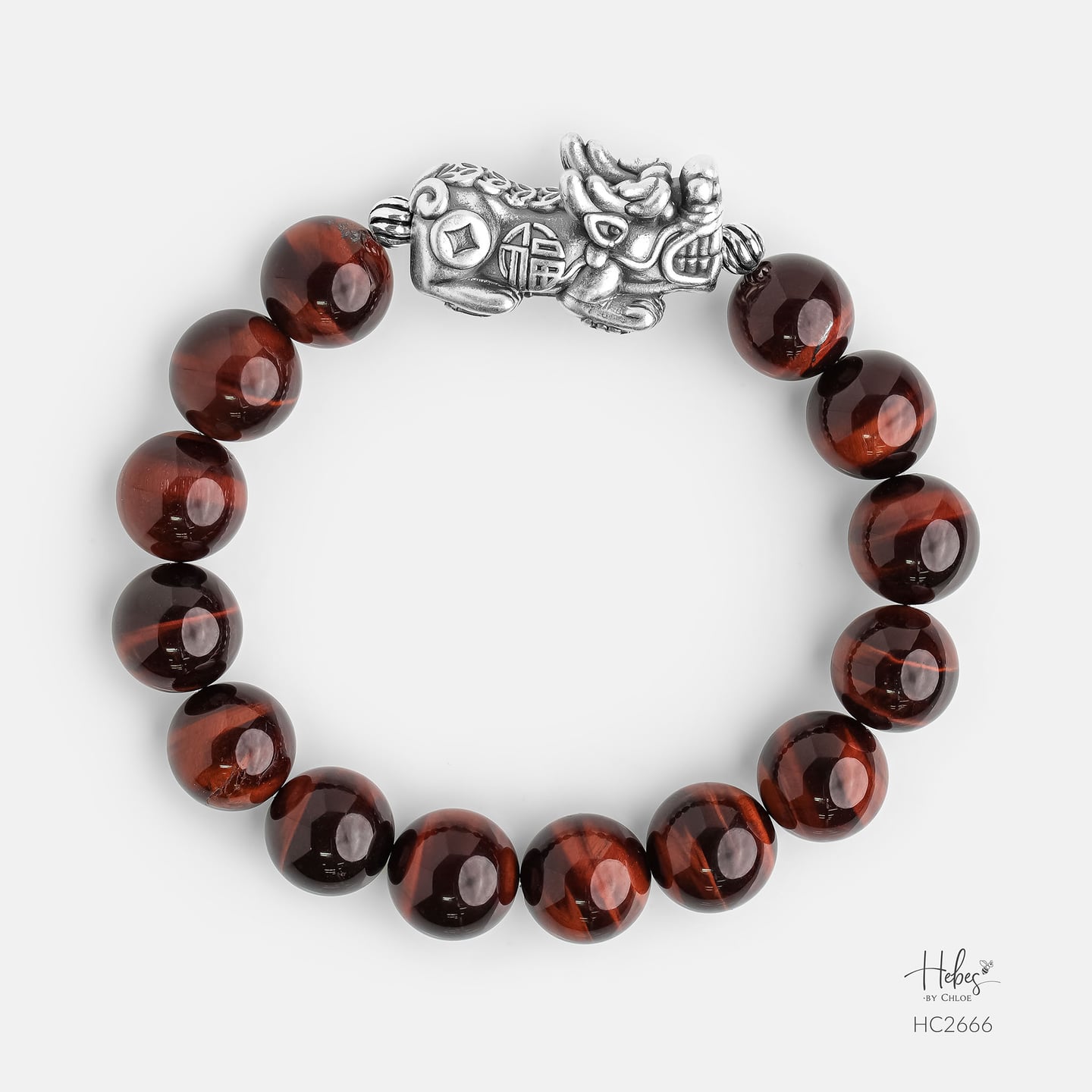 Hebes Red Tiger Eye Bracelet HC2666