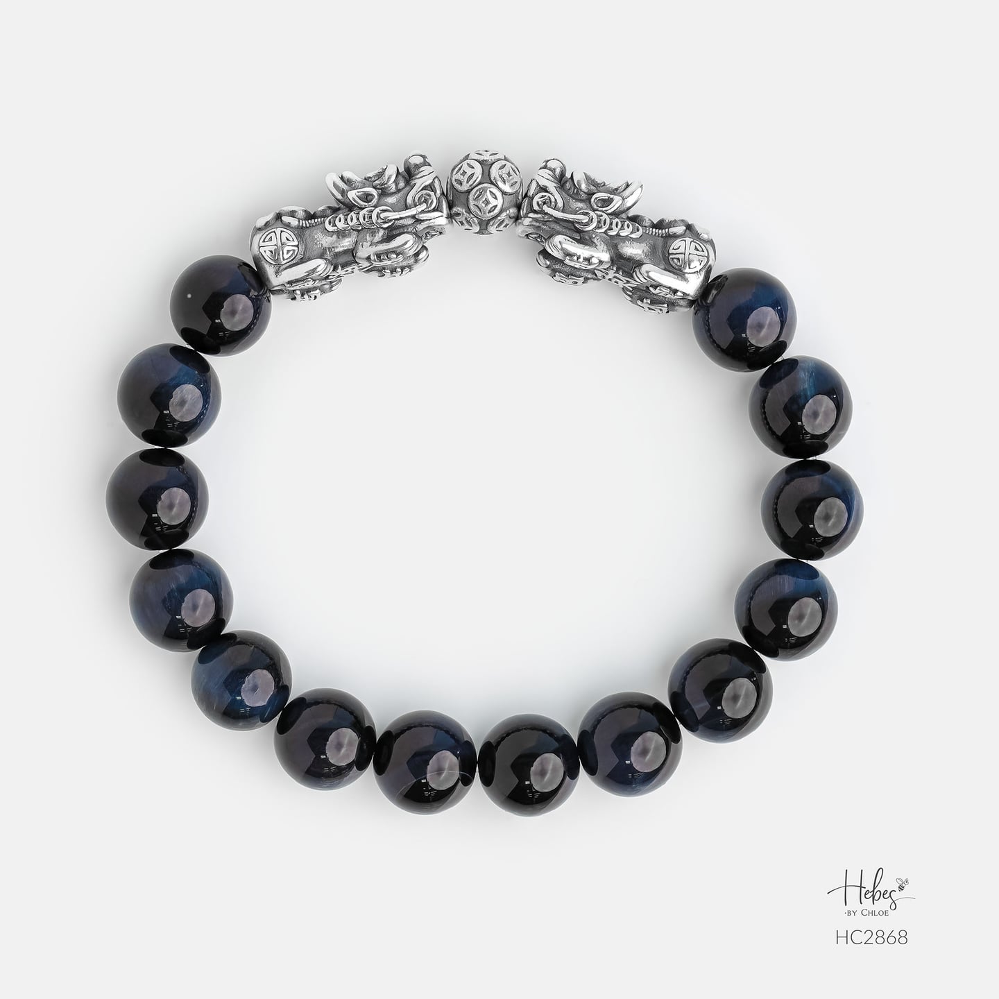 Hebes Blue Tiger Eye Bracelet HC2868