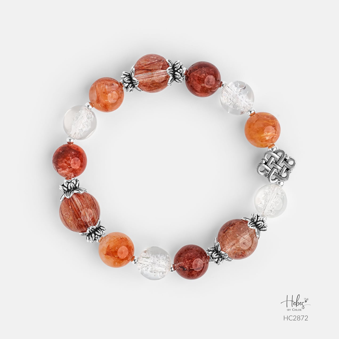 Hebes Red Rutilated Quartz Bracelet HC2872