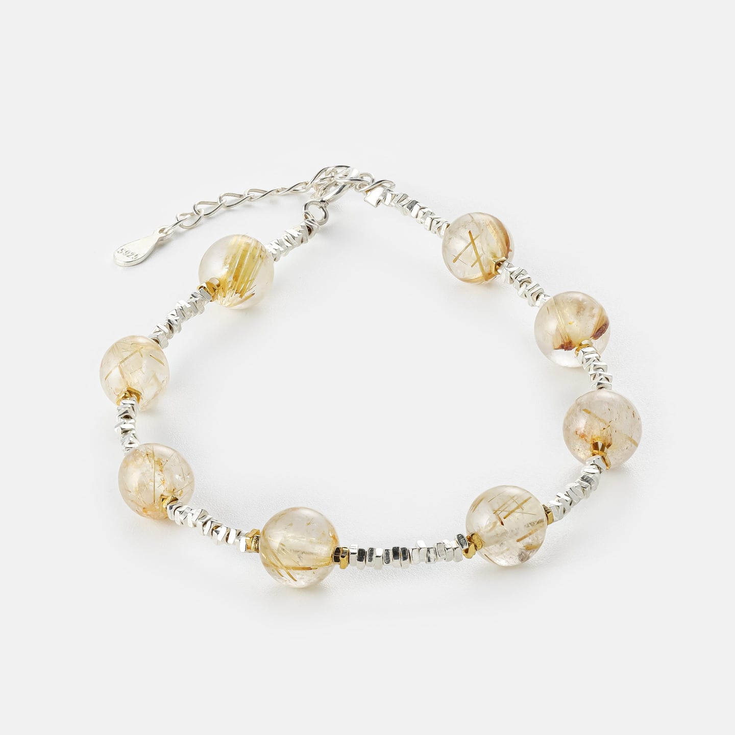 Yellow Rutilated Quartz Bracelet 993415