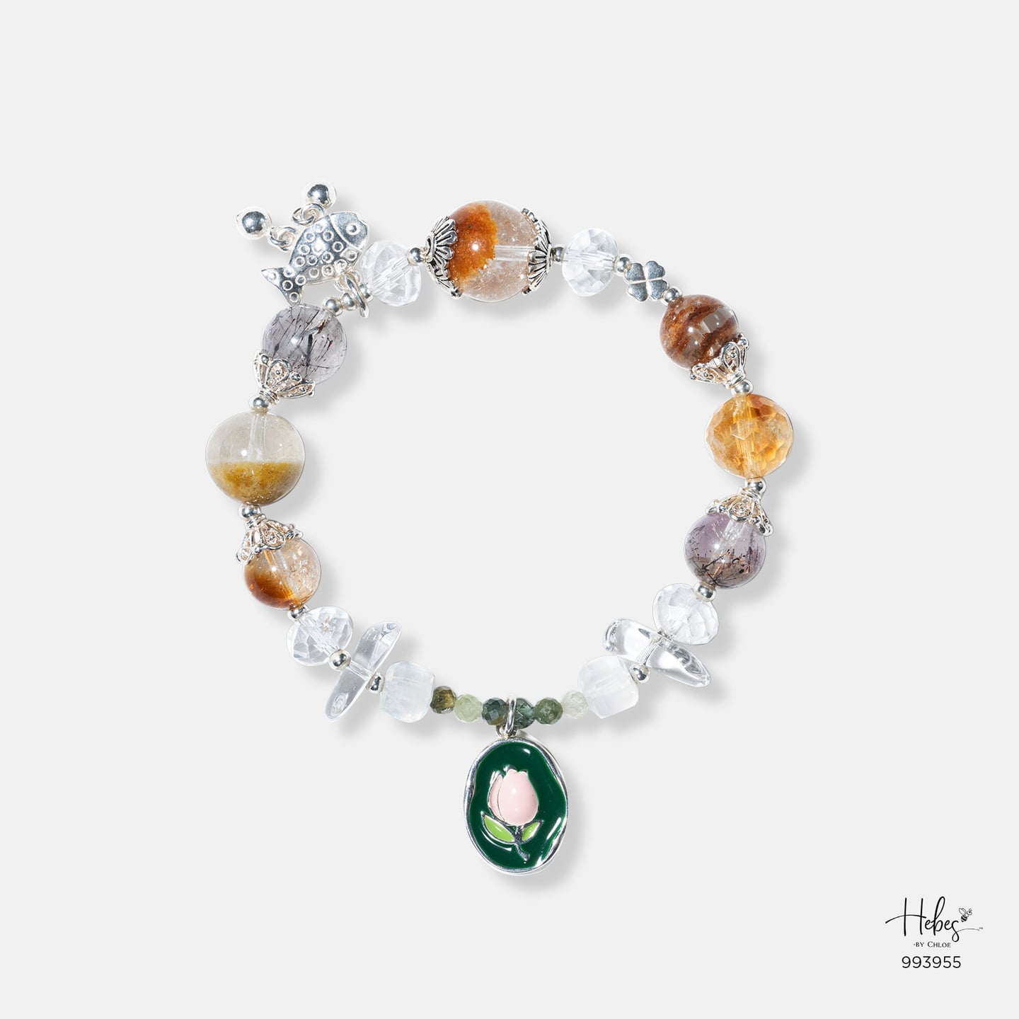 Summer Retreat Lodolite Quartz Bracelet 993955