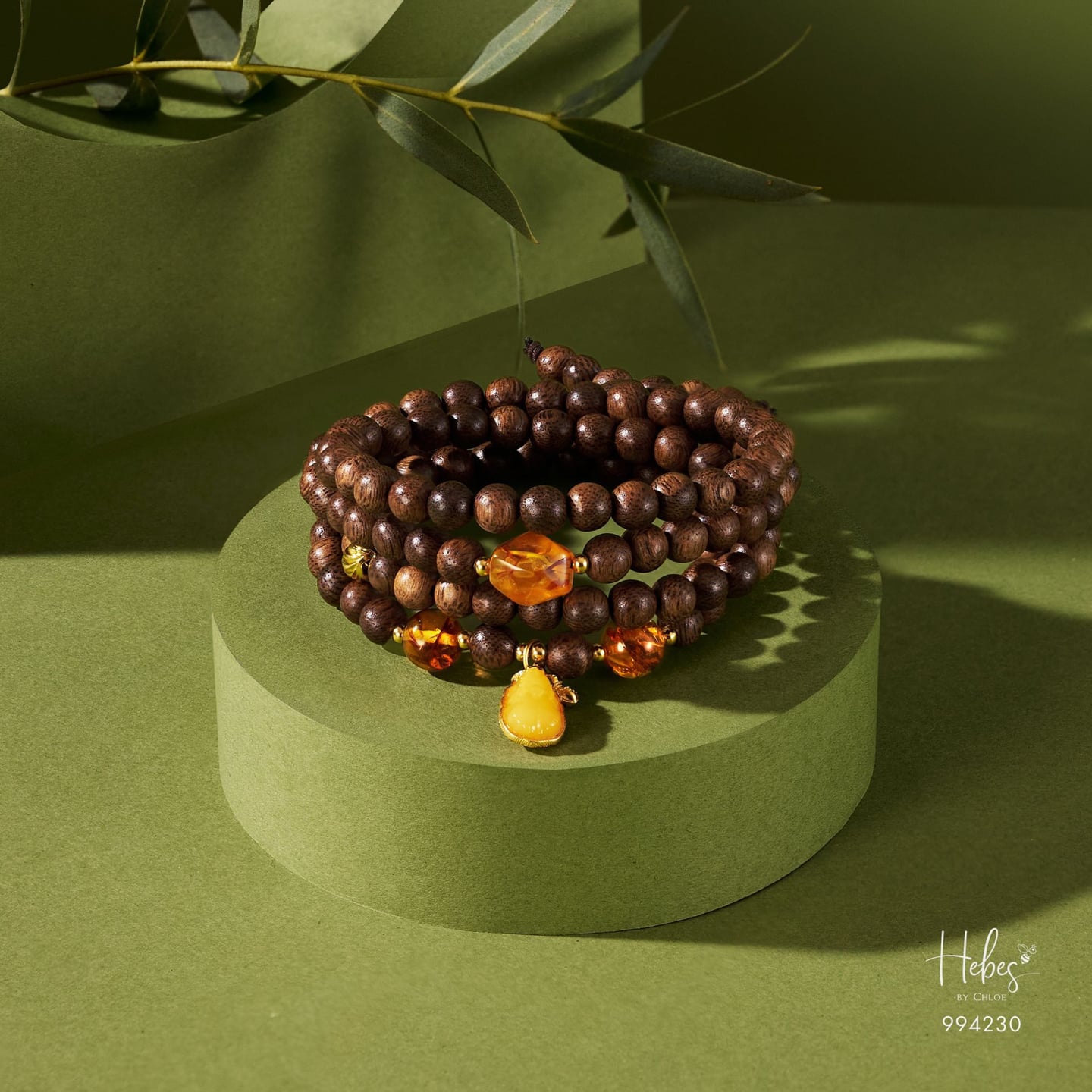 Vietnamese 108 Beads Agarwood Pixiu Bracelet (6mm) 994230