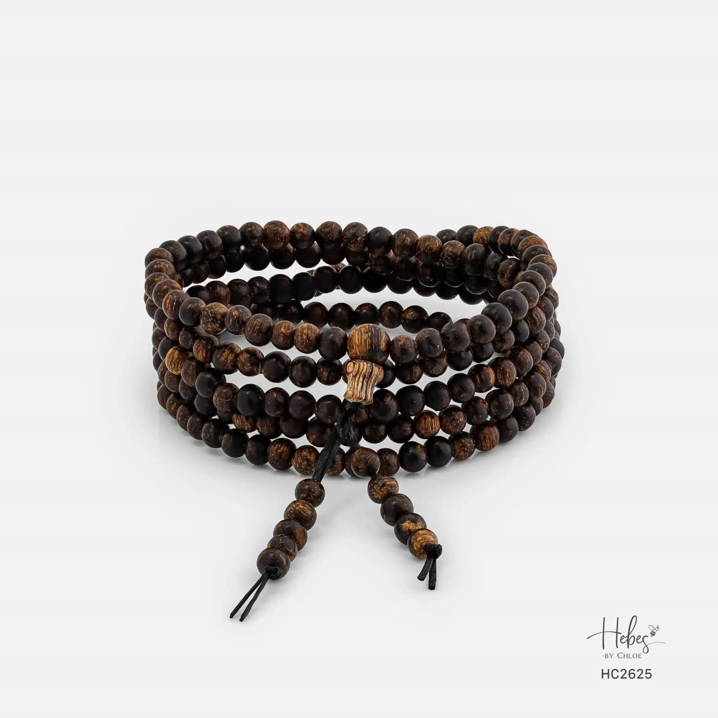Indonesian 216 Beads Agarwood Bracelet (5mm) - HC2625